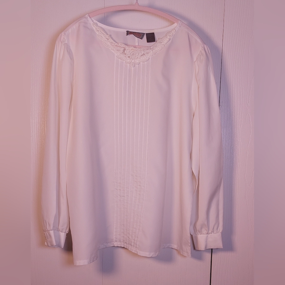 White Long Sleeve Blouse
